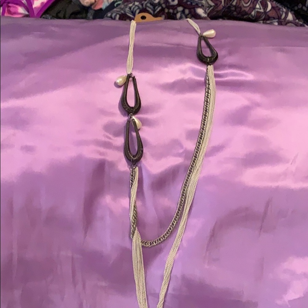 Mixed metal necklace